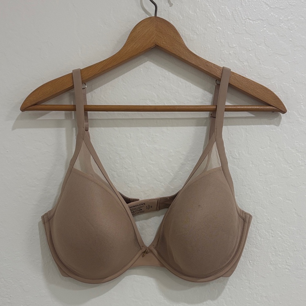 3/$30 ThirdLove Classic Contour Plunge Bra 36E